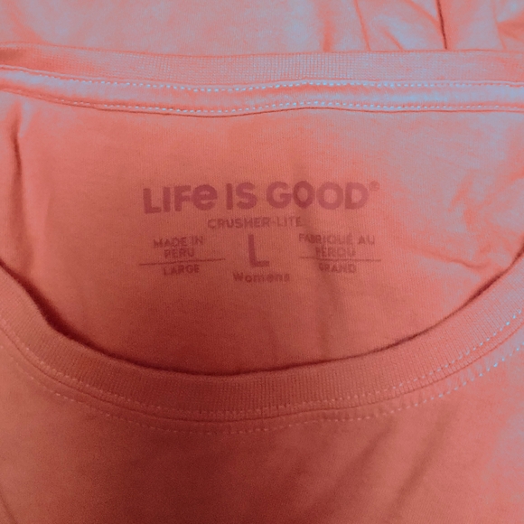 Life Is Good Women's Size Large Keep It Simple Pickleball Crusher-Lite Tee L - Picture 6 of 6